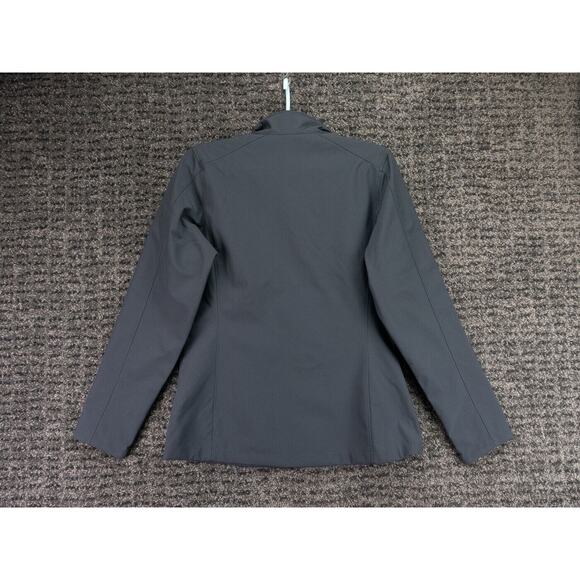Del Monte Jacket Womens Medium Gray Full Zip Softshell Port Authority Workwear - Picture 12 of 12